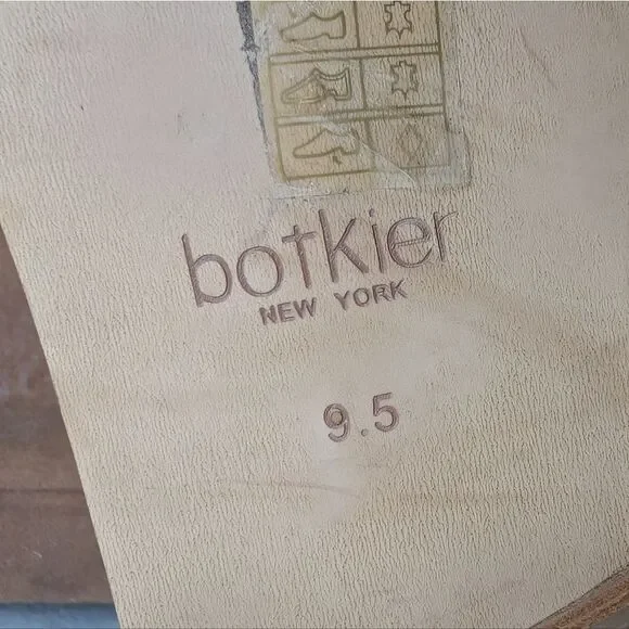 Botkier Preppy Gold Metallic Academia Menswear Wingtip Oxford Loafers 9.5 - Picture 15 of 16